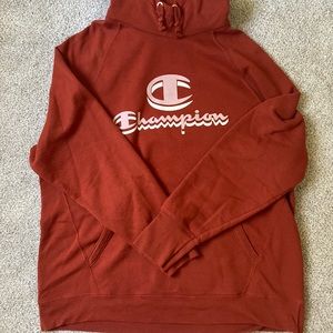 Women’s Red/Orange Champion Hoodie: 2XL